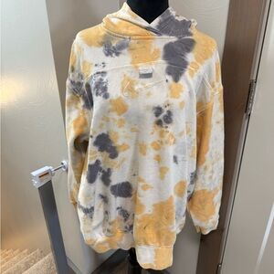 Nike NSW Tie Dye Acid Wash Pullover Hoodie Sweatshirt Women's M Loose Fit DO6213